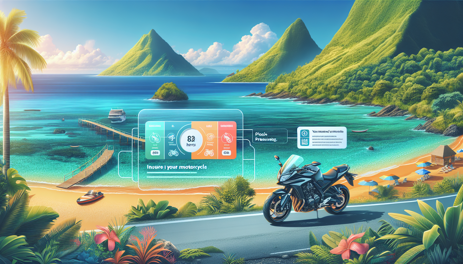 découvrez les étapes à suivre pour assurer votre moto à la réunion et trouvez les meilleures solutions d'assurance moto sur l'île.