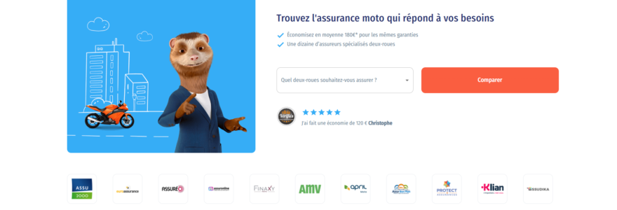 découvrez notre comparateur d'assurance moto pour trouver la garantie adaptée à vos besoins et à votre budget. comparez les offres des principaux assureurs en quelques clics et assurez-vous de rouler sereinement!