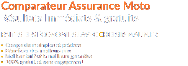 découvrez le comparateur d'assurance pour moto 125 qui vous permet de trouver la meilleure couverture au meilleur prix. comparez les offres des assureurs facilement et sécurisez votre deux-roues en quelques clics.