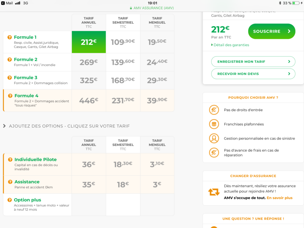 découvrez les meilleurs tarifs d'assurance moto adaptés à votre budget et à vos besoins. comparez les offres des assureurs pour trouver la couverture idéale et roulez en toute sérénité.